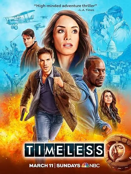 TV series poster: Timeless: Guardiões da História