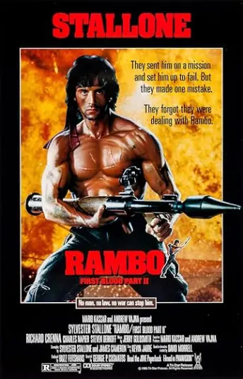 Pôster de Rambo II - A Missão