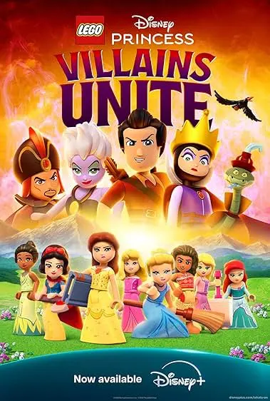 Pôster de LEGO Disney Princesas: Vilões Unidos (2025)