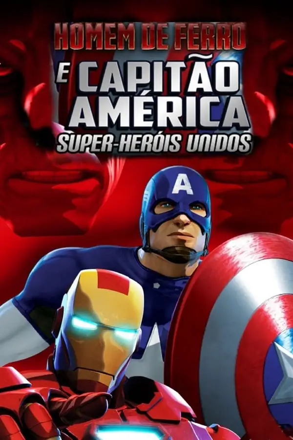 Pôster de Homem de Ferro e Capitão América: Super-Heróis Unidos (2014)
