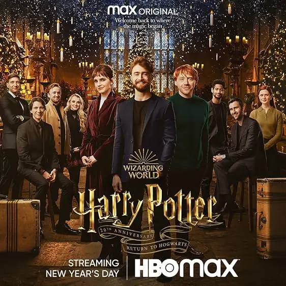 Pôster de Comemoração de 20 Anos de Harry Potter: De Volta a Hogwarts (2022)