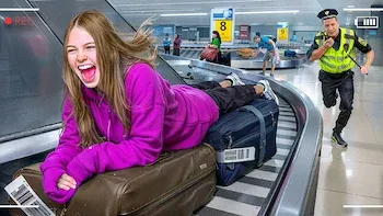 Salish e Jordan Matter-VIAJANDO DE AVIÃO SOZINHA pela primeira vez