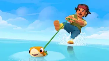 Tubacão-Passeio com os filhotes / Filhote voador / Filhotes em um barco