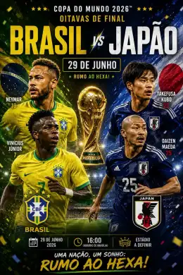 Oitavas de final: Brasil x Japão