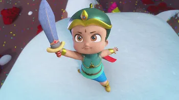 O Pequeno Poderoso Bheem-E26.Engatinhando no sonho