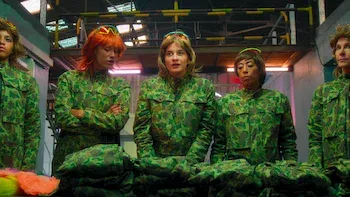 Rainhas da Grana-Dança com leoas