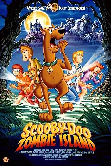 Capa de Scooby-Doo na Ilha dos Zumbis