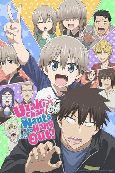 Pôster do anime Uzaki-chan wa Asobitai! (2020)