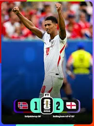 Noruega 1-2 Inglaterra
