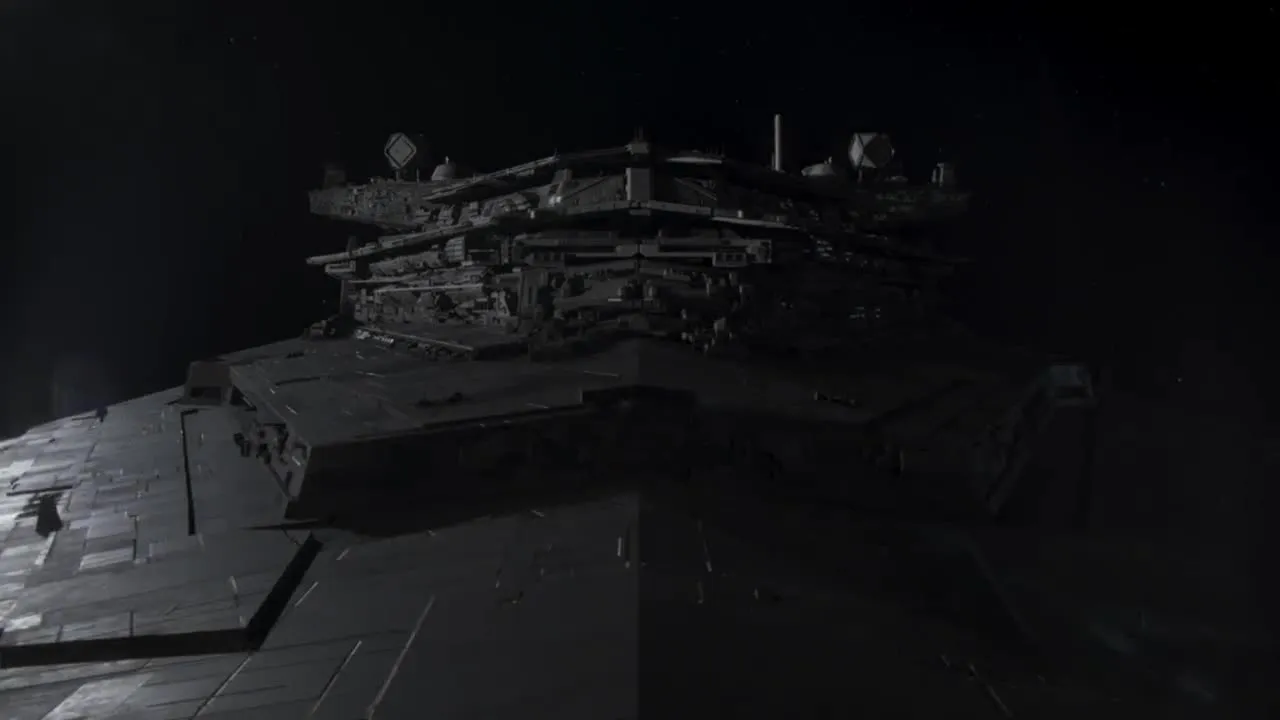 E2.Fly through a First Order Star Destroyer