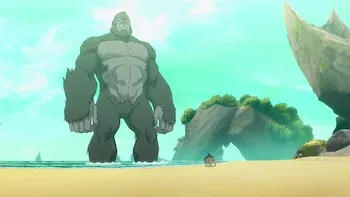 A Ilha da Caveira-Nunca vai pegar um gorila assim
