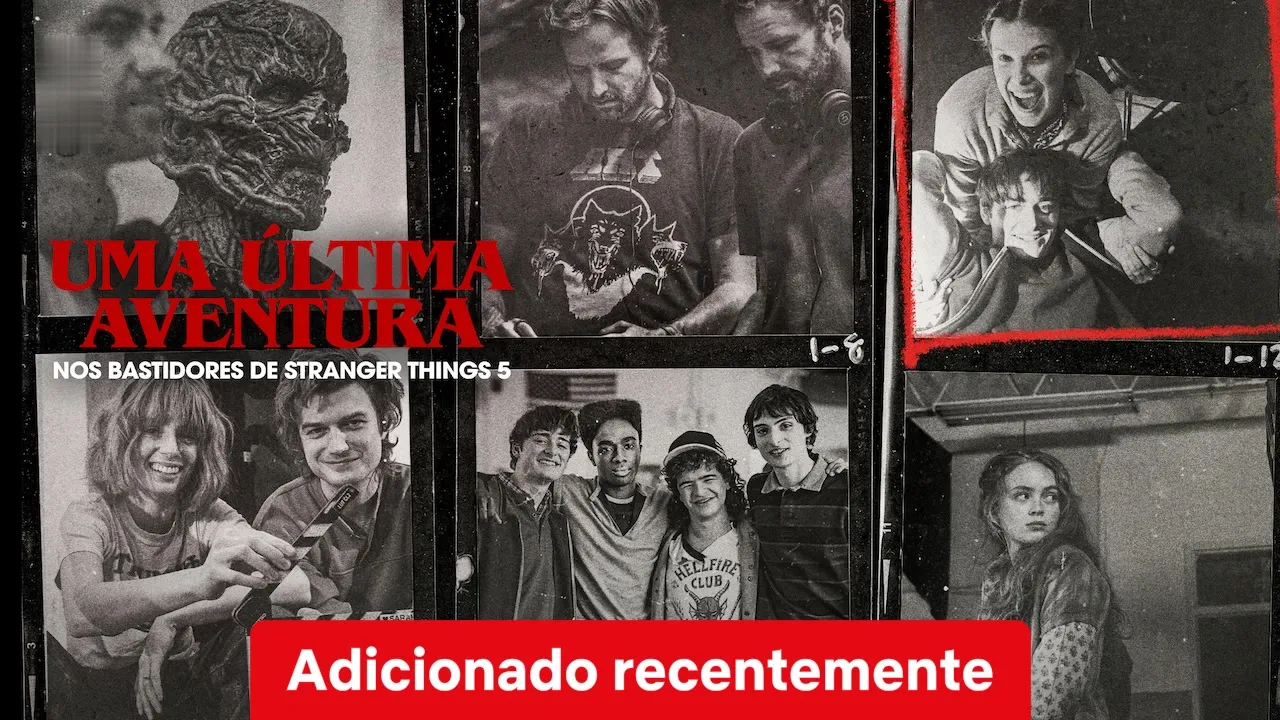 Movie Poster: A Última Aventura: Nos Bastidores de Stranger Things 5