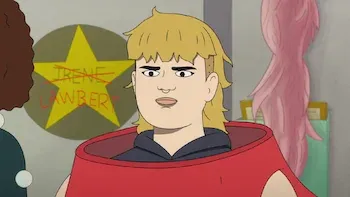 A mascote adolescente