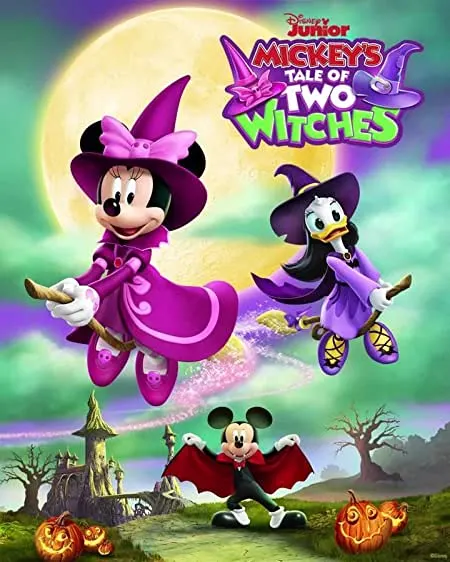 Capa de Mickey e a História das Duas Bruxas