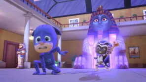 Cena do episódio 21 de PJ Masks – Heróis de Pijama