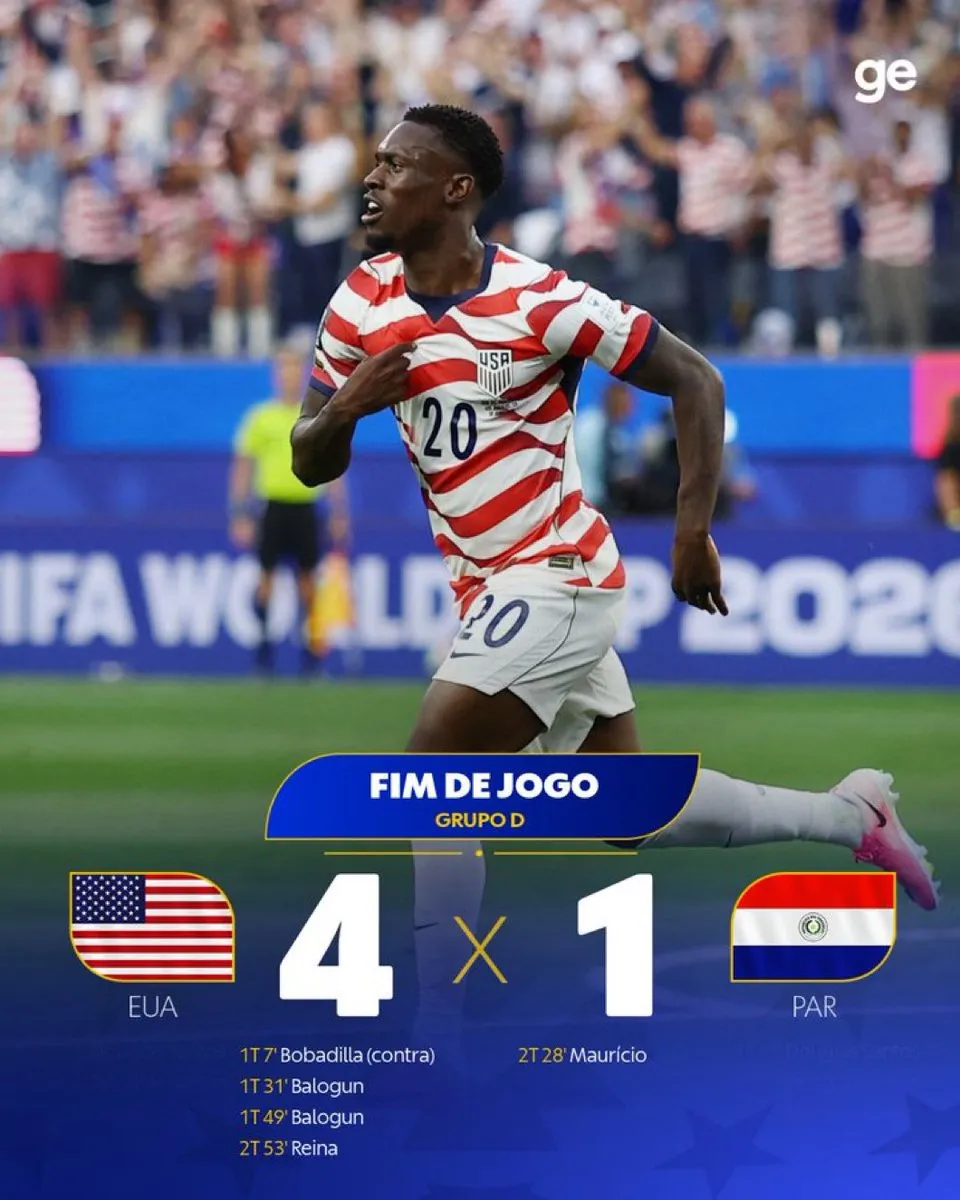 USA 4-1 Paraguay