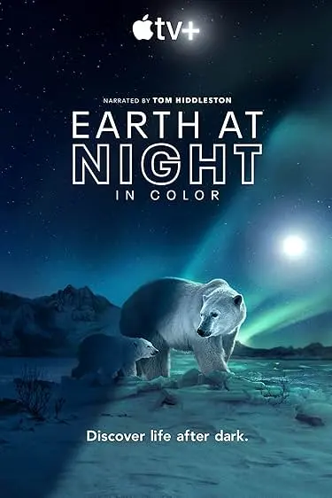 Noite na terra em cores