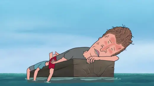 E6.Beavis and Butt-Head in River
