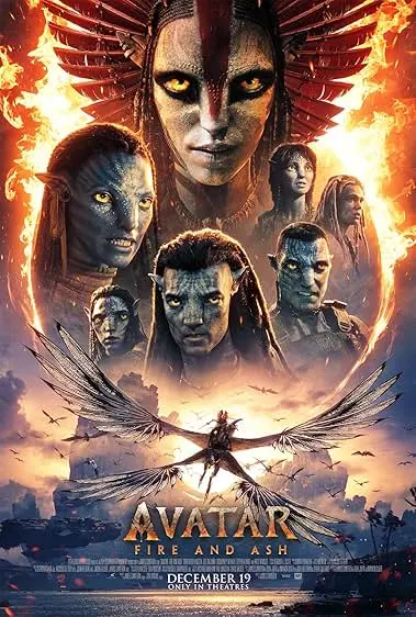 Capa de Avatar: Fogo e Cinzas