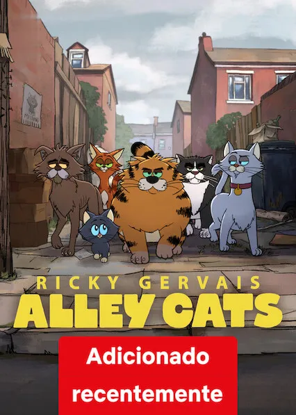 Capa de Gatos de Rua, de Ricky Gervais
