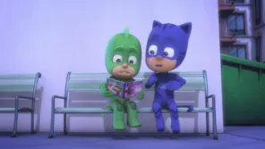 Cena do episódio 17 de PJ Masks – Heróis de Pijama