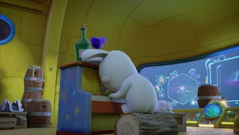 A ilha Rabbid/O Rabbid mascarado/O Rabbid mosqueteiro