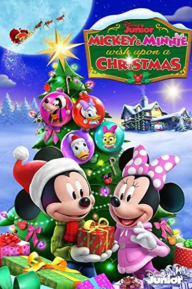 Capa de O Desejo de Natal do Mickey e Minnie