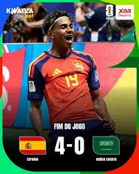 Espanha 3-0 Arábia Saudita