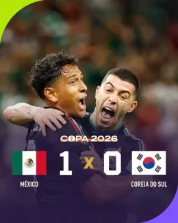 México 1-0 República da Coreia 2026
