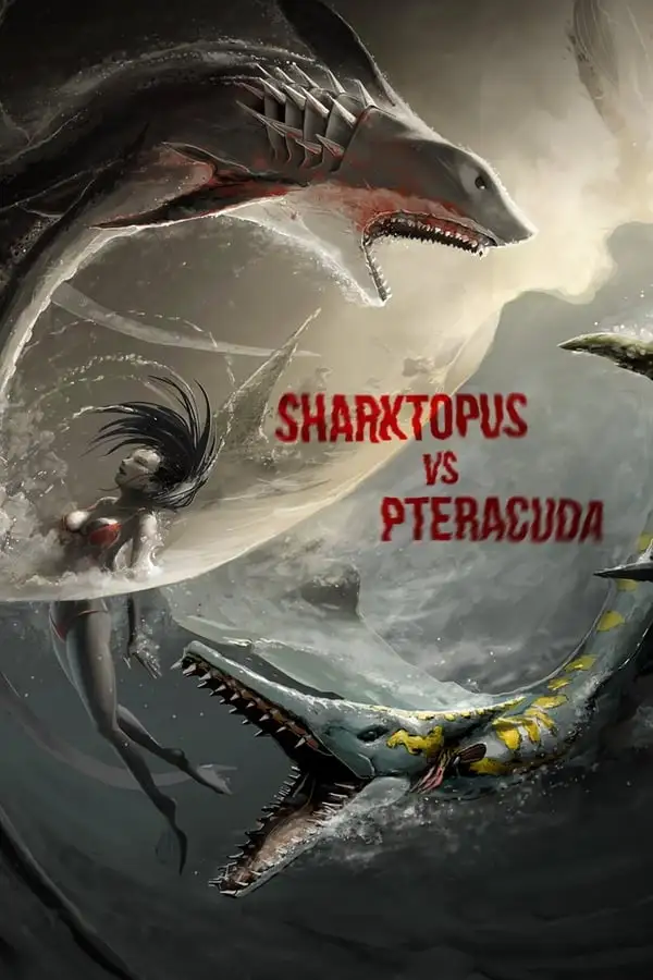 Pôster de Sharktopus Contra Pteracuda (2014)