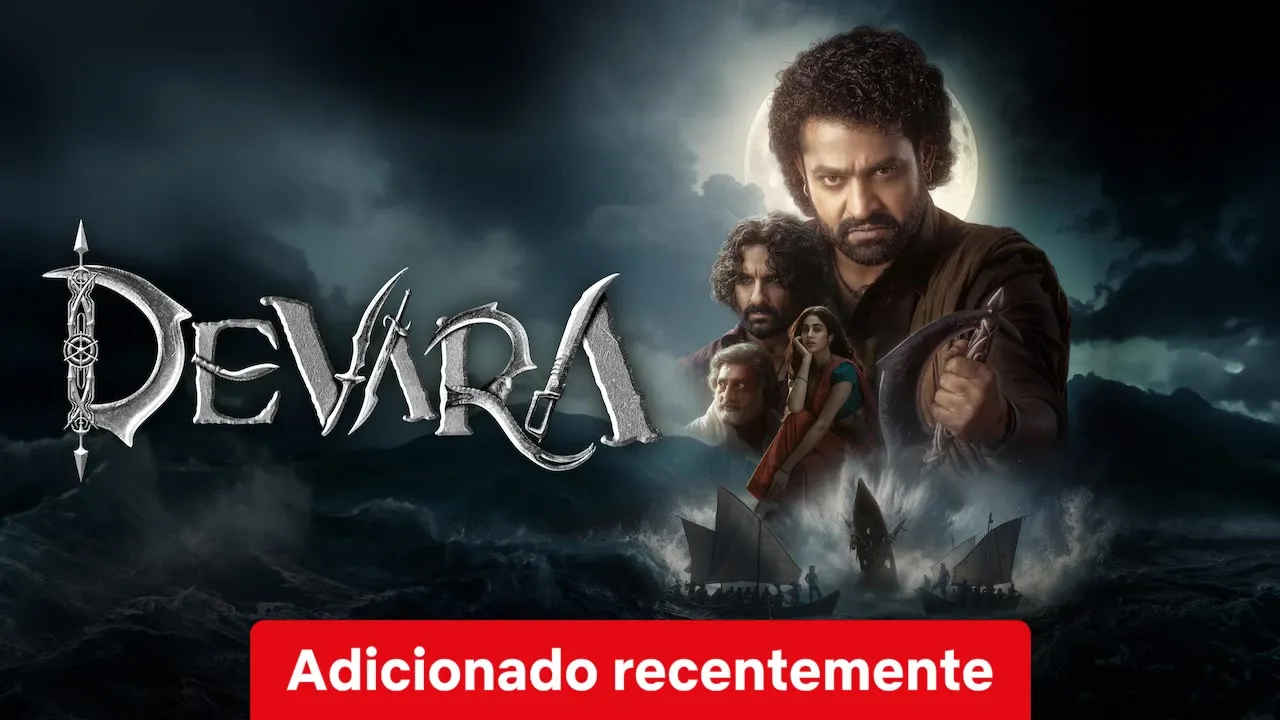 Movie Poster: Devara: Rei dos Mares - Parte 1