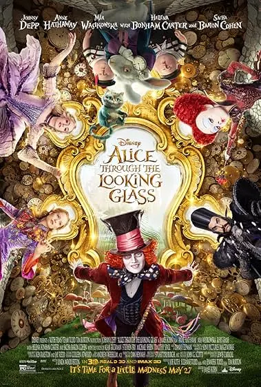 Capa de Alice Através do Espelho