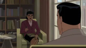 Cena do episódio 3 de Batman: Cruzado Encapuzado