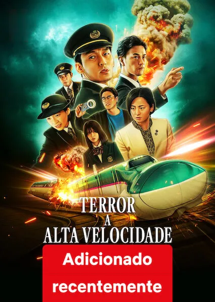 Pôster de Explosão no Trem-Bala (2025)