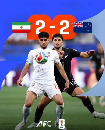 IR Irã 2-2 Nova Zelândia