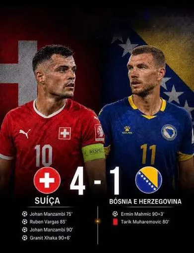 Suíça 4-1 Bósnia e Herzegóvina