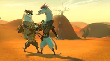 Kung Fu Panda: O Cavaleiro Dragão-O portão para o deserto
