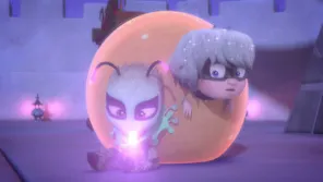 Cena do episódio 4 de PJ Masks – Heróis de Pijama