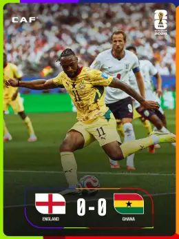 Inglaterra 0-0 Gana