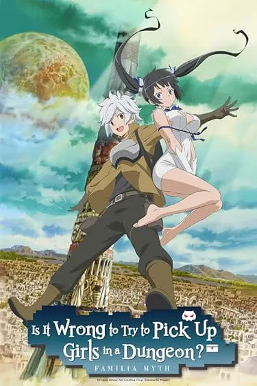 Pôster do anime Is It Wrong to Try to Pick Up Girls in a Dungeon? (2020)