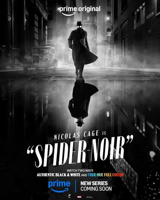 Capa de Spider-Noir(PRETO E BRANCO)