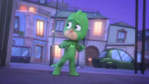 Cena do episódio 25 de PJ Masks – Heróis de Pijama