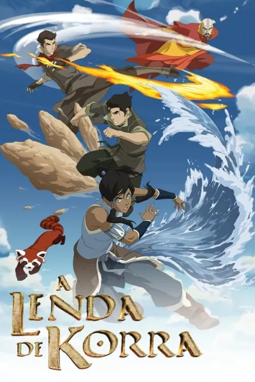 TV series poster: A Lenda de Korra