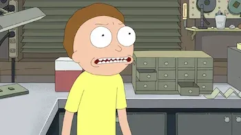 Rick defendendo Morty