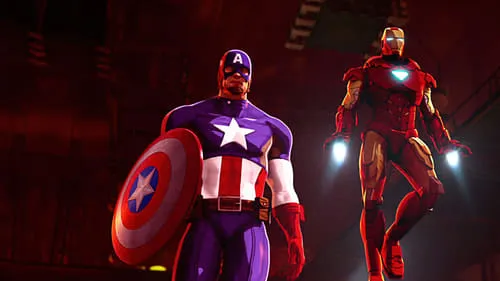 Movie Poster: Homem de Ferro e Capitão América: Super-Heróis Unidos