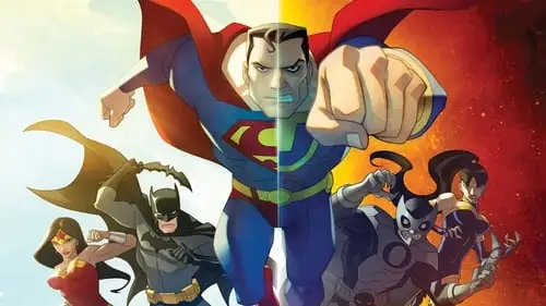 Movie Poster: Liga da Justiça: Crise em Duas Terras