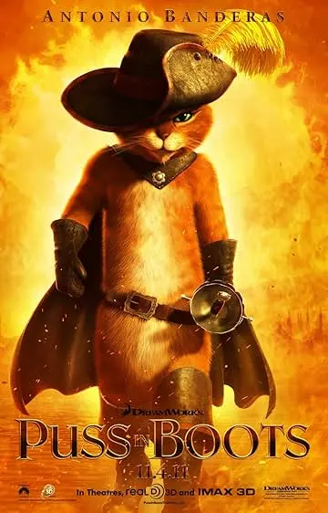 Pôster de Gato de Botas (2011)